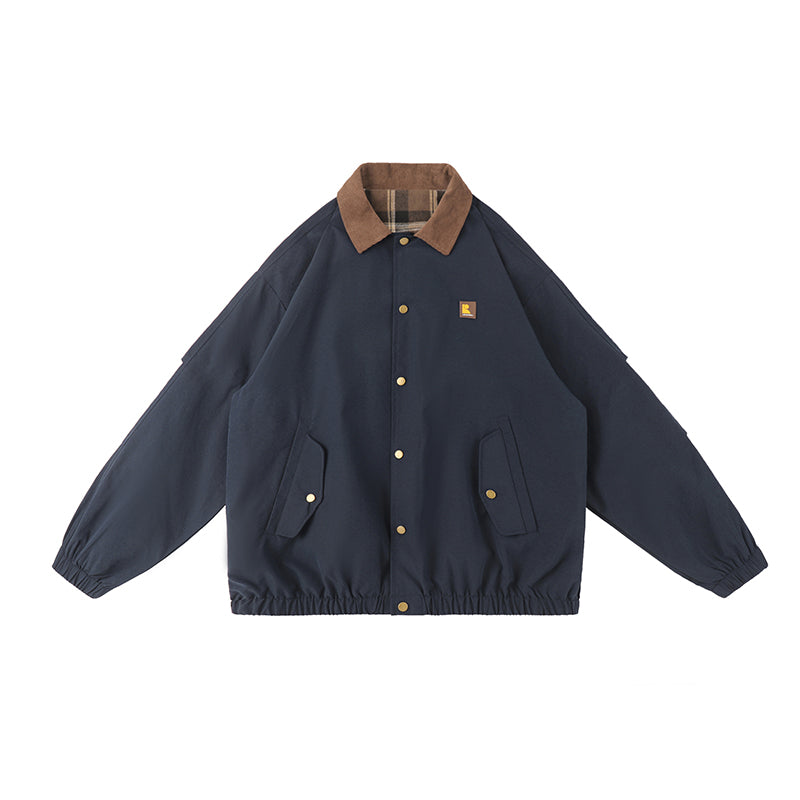 lemanism Lapel Loose Couple Jacket