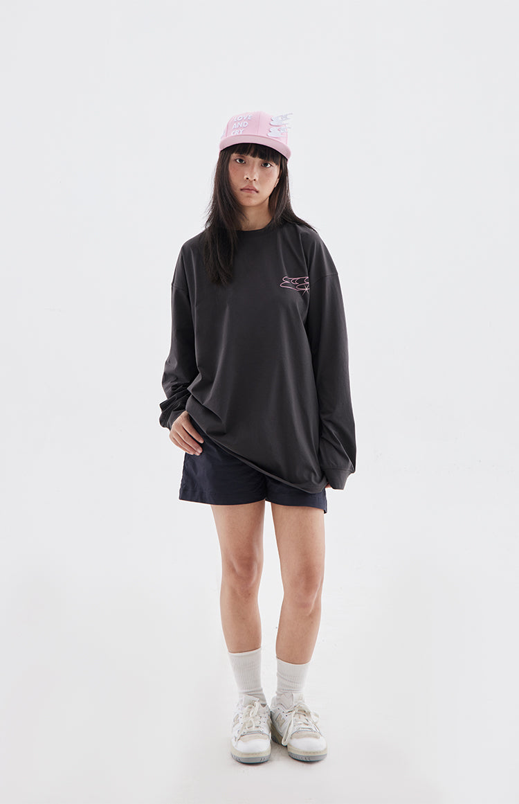 CryingCenter quick-drying jelly logo long tee