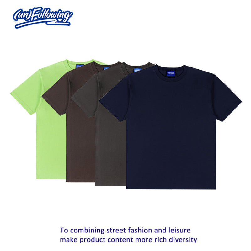 UNF Heavy American Loose Dropped Shoulder 100% Cotton Crew Neck Tee