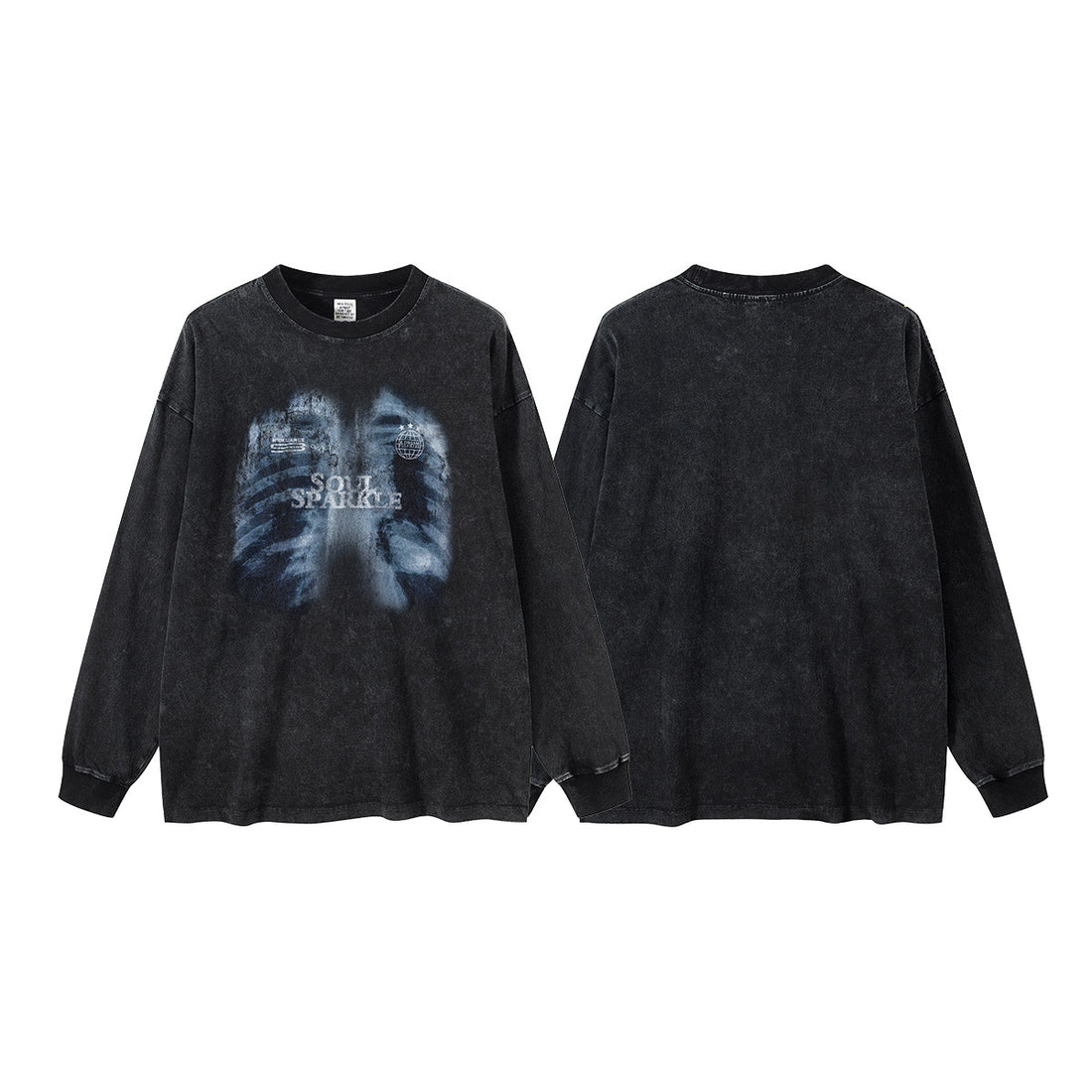 BE 100% Cotton X-ray Long Sleeve Tee