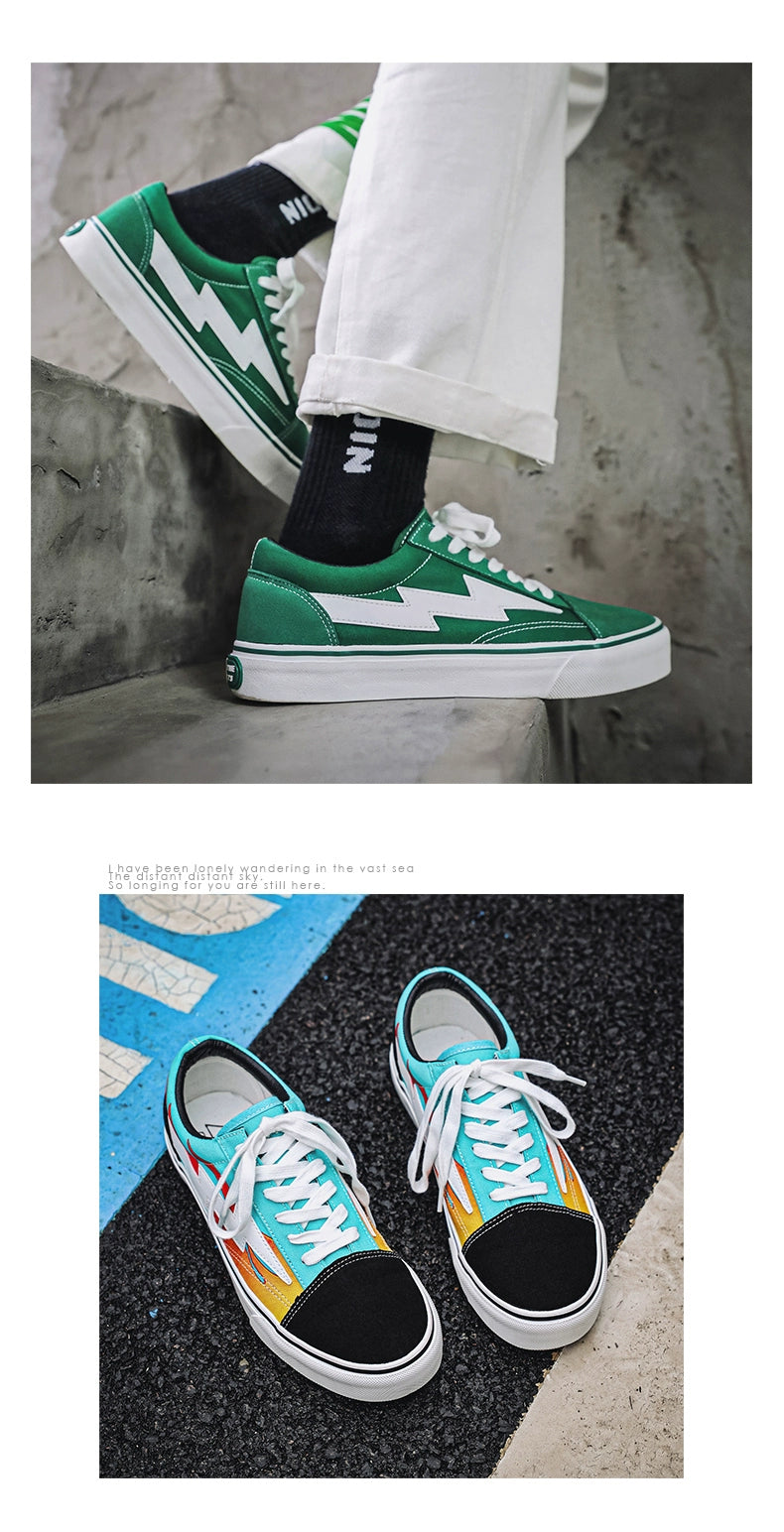 GREEN REVENGE X STORM ALL THE REVENGE STORM LA CANVAS SHOES