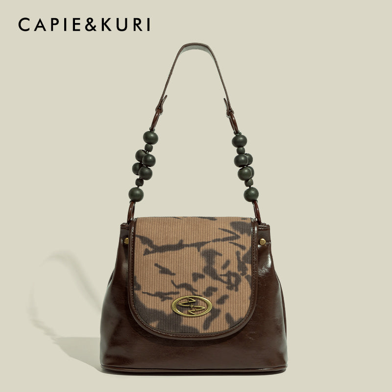 CAPIE&KURI Original New Ink Painting Women's Purse Premium Shoulder Crossbody Bag