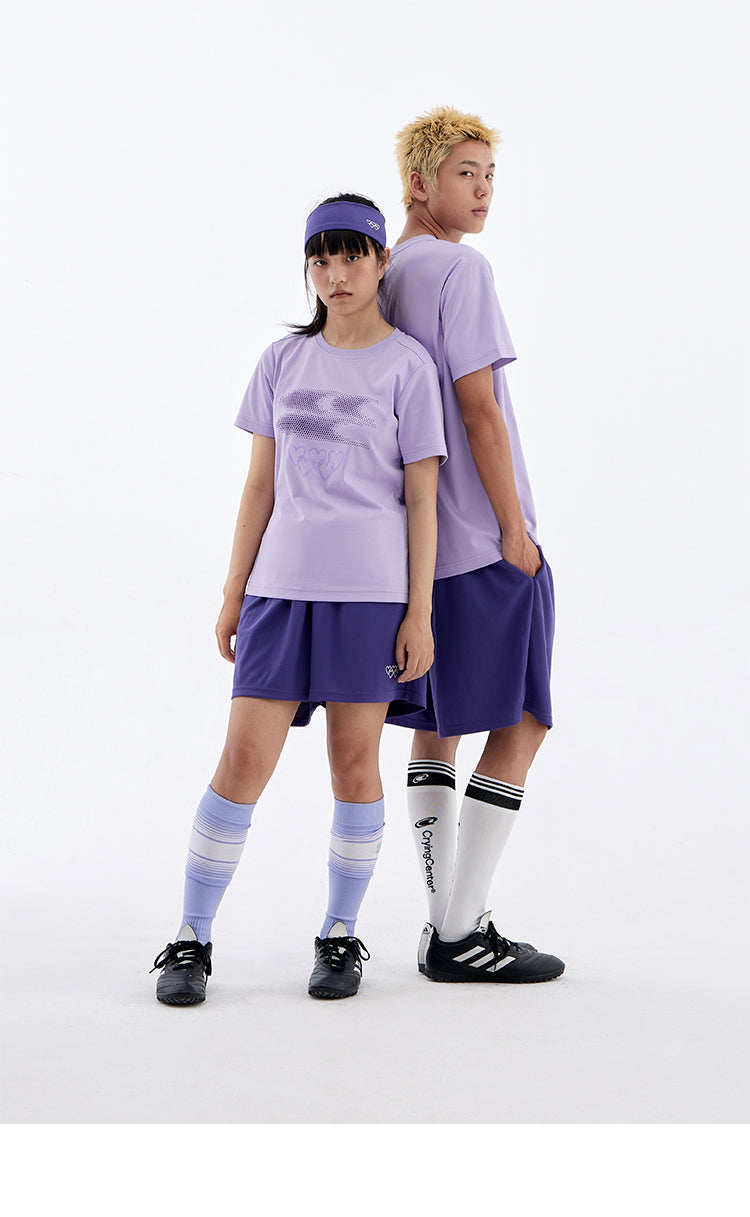 تيشيرت الجري CryingCenter Paris Olympics أرجواني سائل الأمونيا يسمح بالتهوية