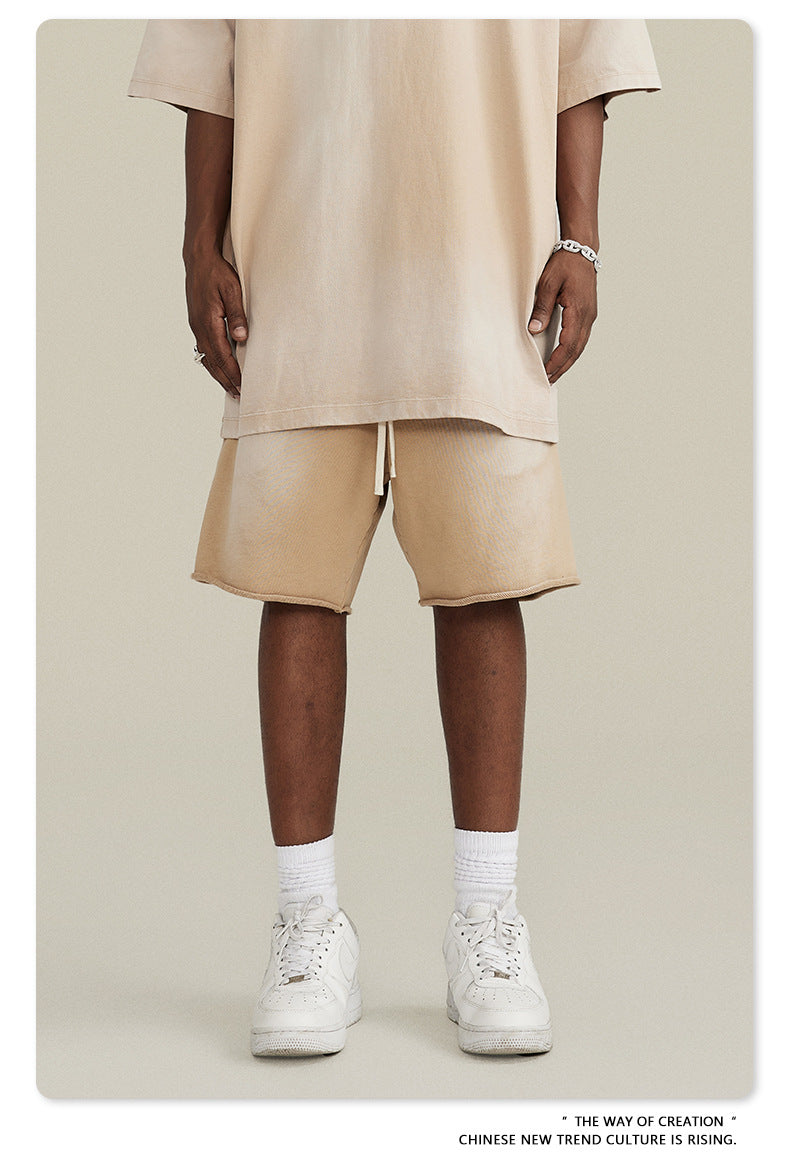 BE Heavy Wash Gradient 440G 100% Cotton Shorts