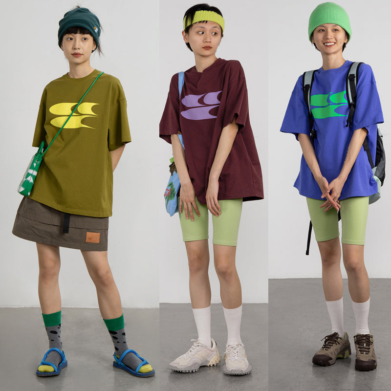 CryingCenter 3C LOGO Drop Shoulder Tee