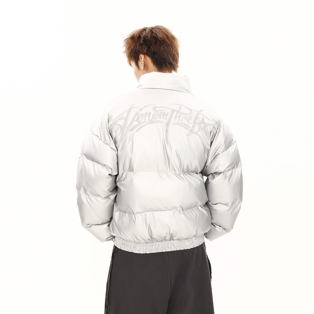 BTSG Metal Silver Puffer Jacket