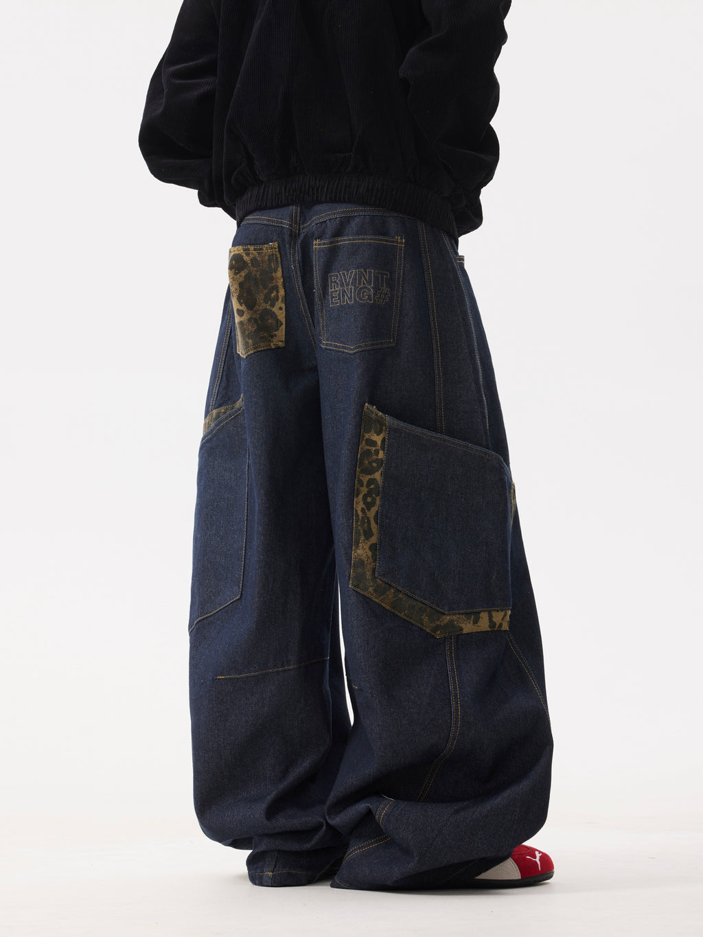 BTSG Leopard Baggy Scimitar Pants