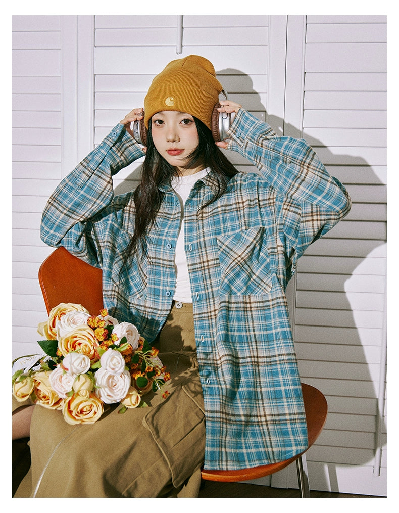 lemanism Vintage Plaid Shirt