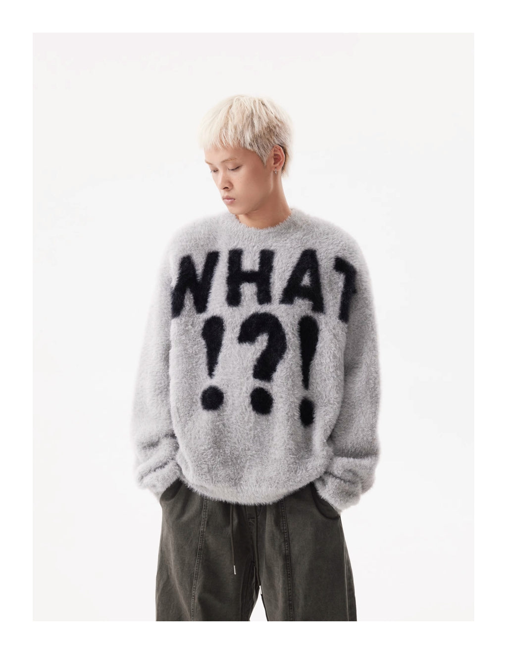 BTSG High-end Faux Mink Silhouette Sweater