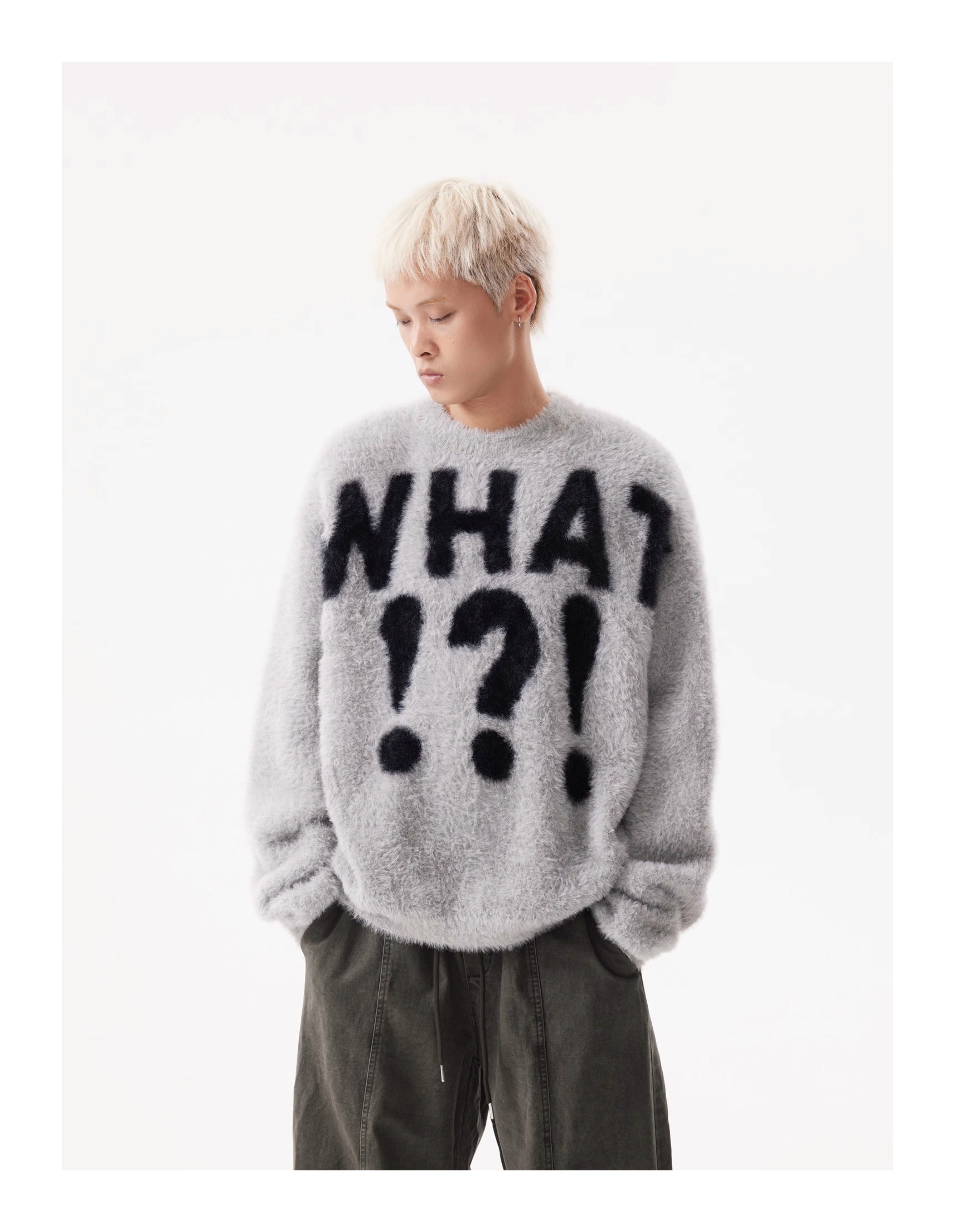 BTSG High-end Faux Mink Silhouette Sweater