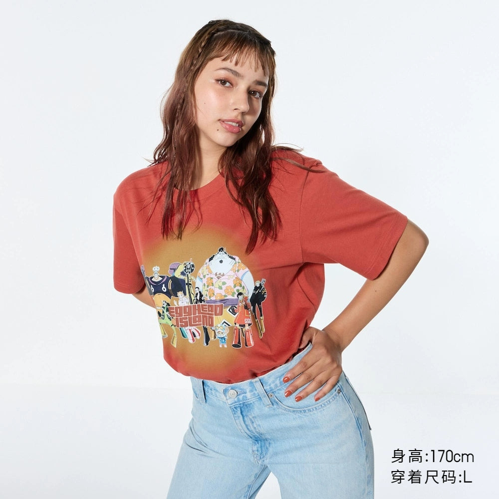 UNIQLO Couple UT ONE PIECE Printed Short Sleeve Tee