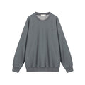 Nariele Loose Long Sleeve Crew Neck Sweatshirt Embroidery New Vintage Top