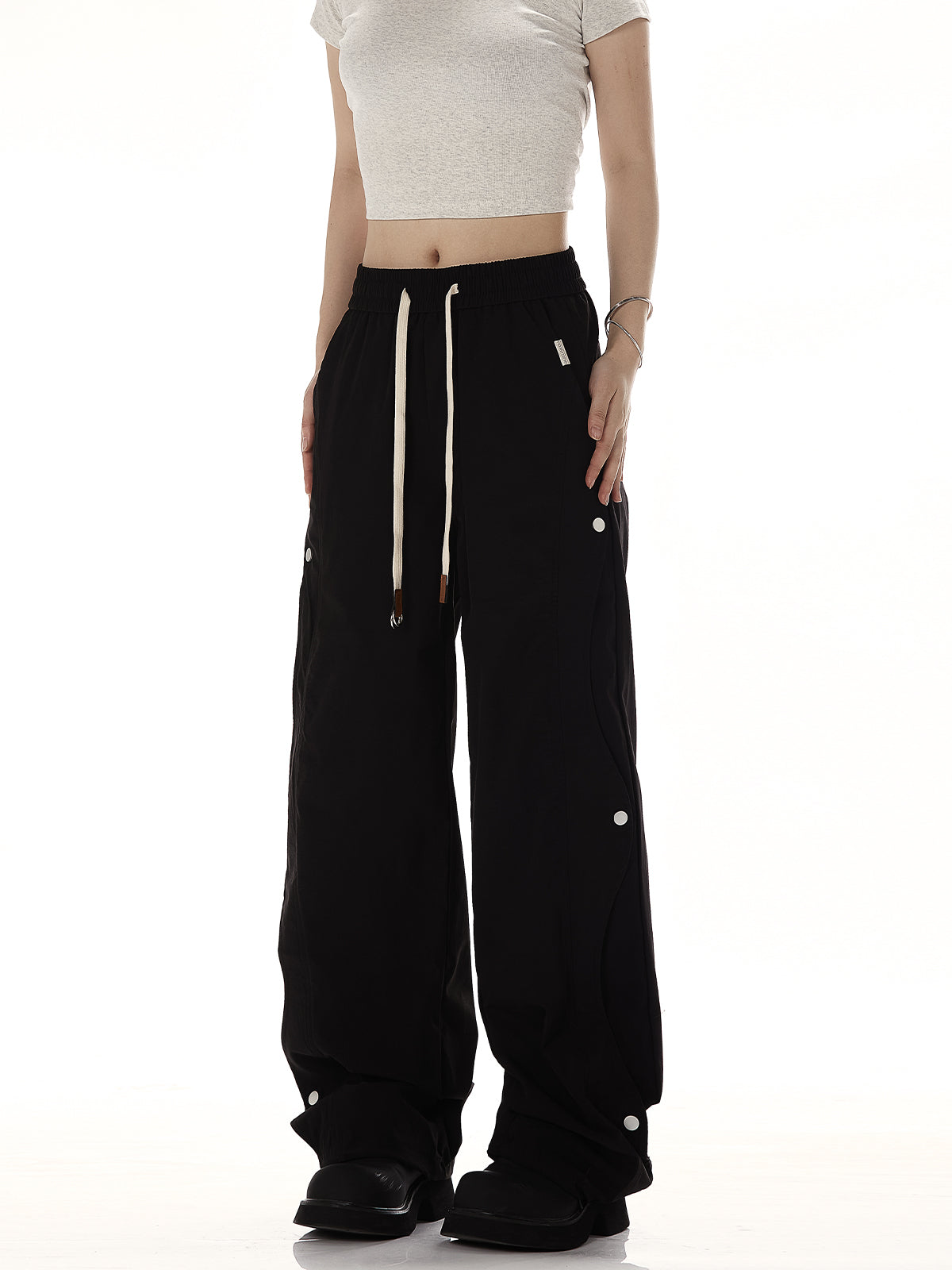 Neresum dopamine pants straight cargo pants patchwork dancing pants