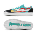 أزرق وأخضر لهب الانتقام X STORM ALL THE REVENGE STORM LA CANVAS SHOES