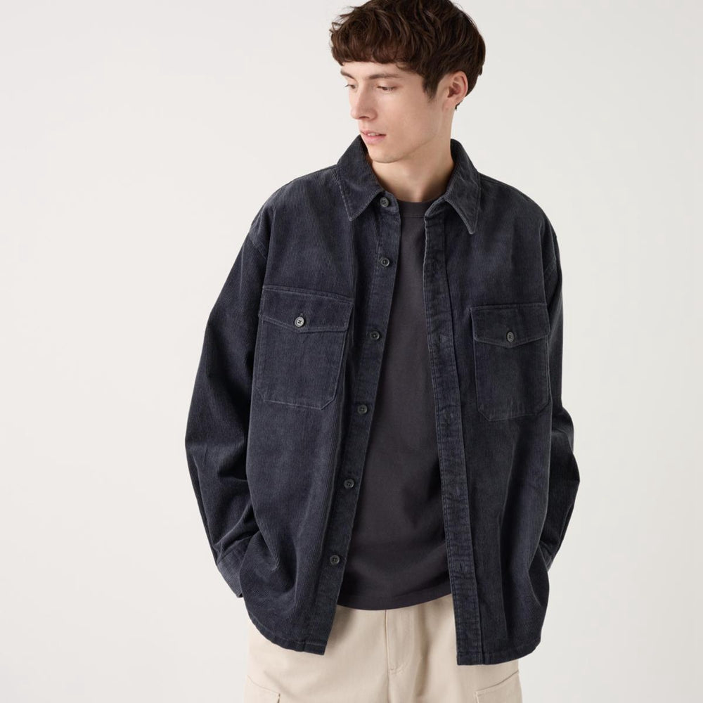 Uniqlo corduroy cargo shirts, long-sleeved shirts