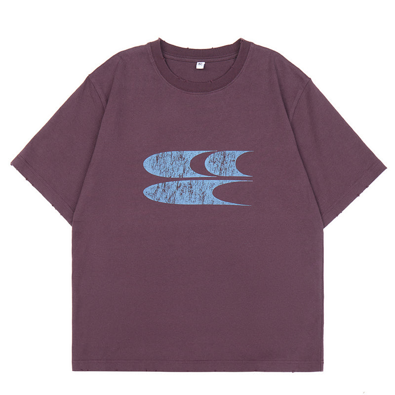 CryingCenter cracked ccc logo Tee