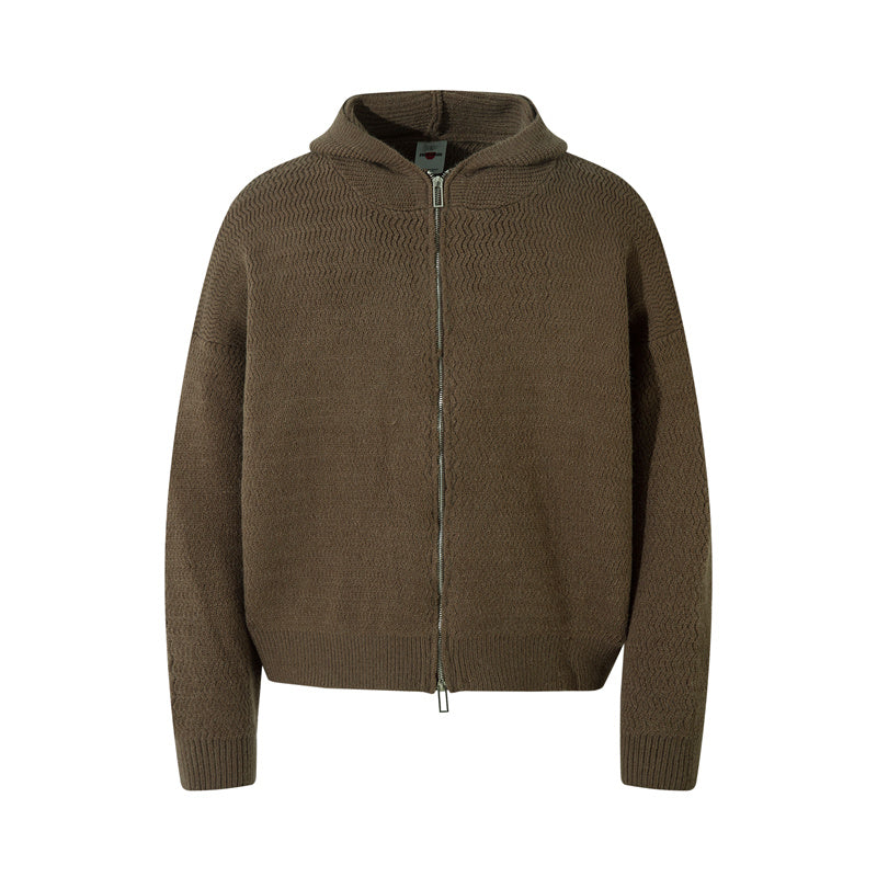 BTSG Lazy Meradra Hooded Knit Jacket