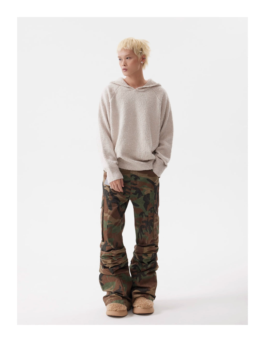 BTSG American Vintage Camouflage Niche Casual Cargo Pants