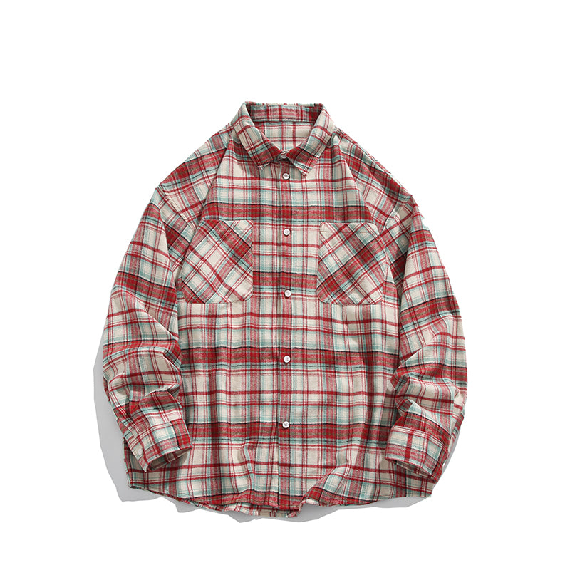 lemanism Vintage Plaid Shirt