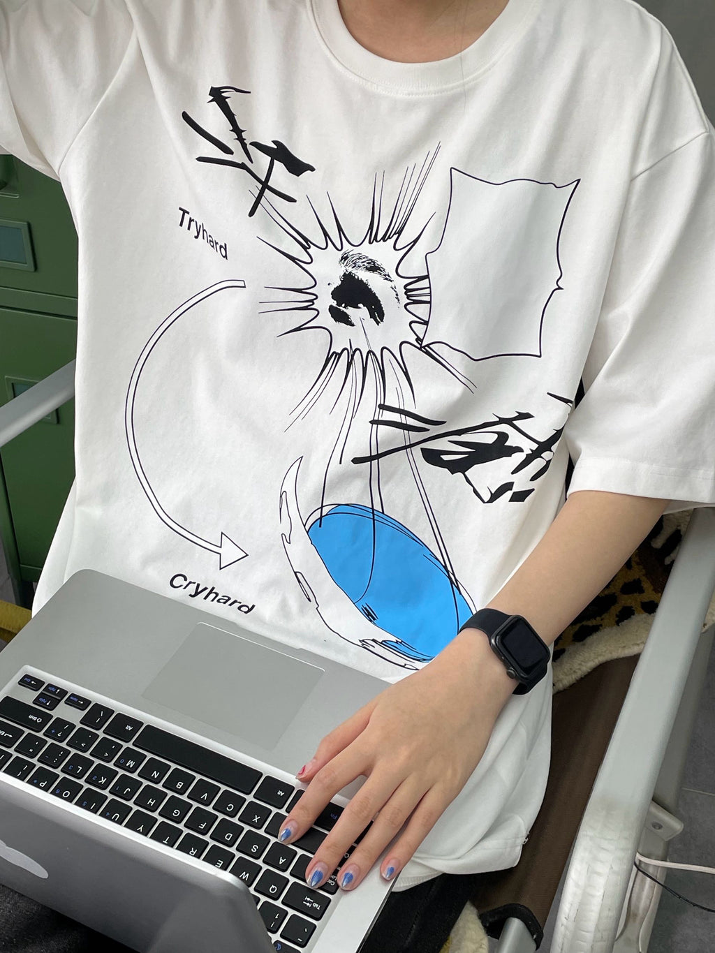 CryingCenter Tears & Sweat Bloodstrip Tee