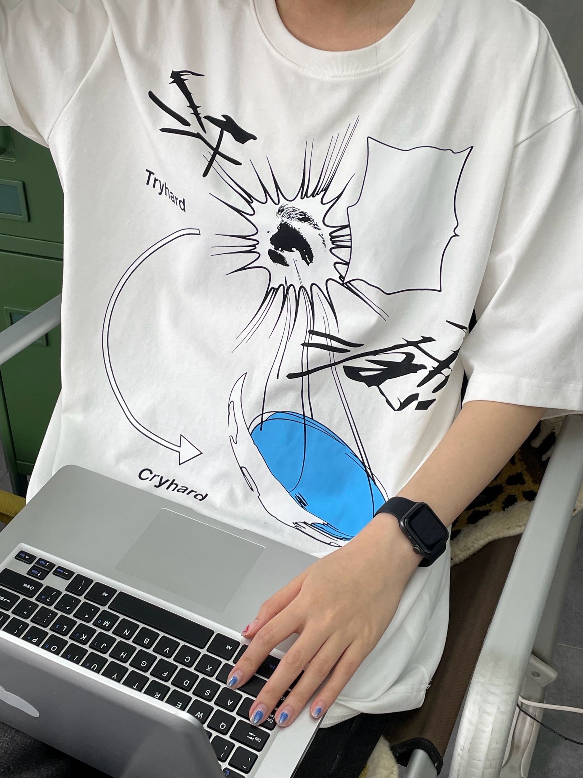 CryingCenter Tears & Sweat Bloodstrip Tee