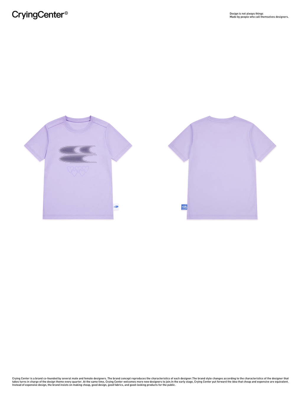 تيشيرت الجري CryingCenter Paris Olympics أرجواني سائل الأمونيا يسمح بالتهوية