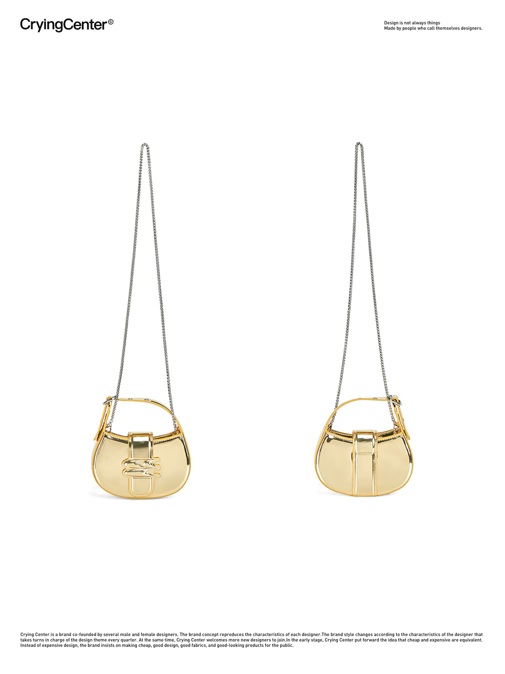 CryingCenter Golden Little Fortune Bag