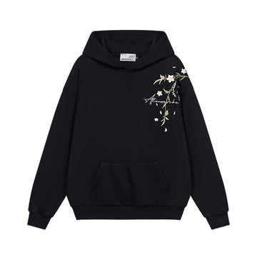 harshandcruel Floating Zero Floret Embroidered HACR Hoodie