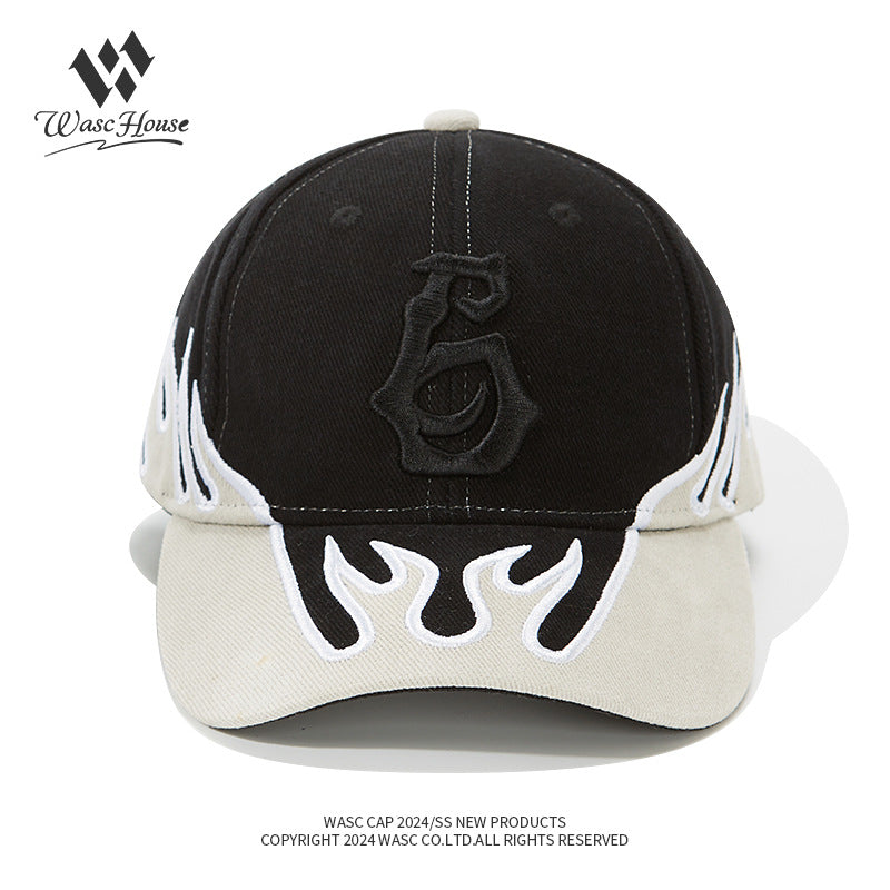 WASC Flame Drippy Retro Baseball Cap