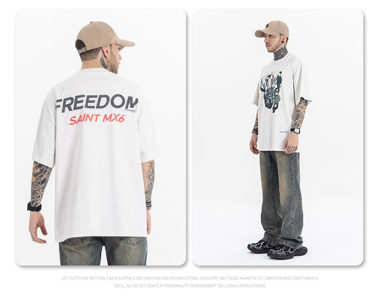 FORGIVNESS Akira Cyberpunk Cartoon Anime American Short Sleeve Tee