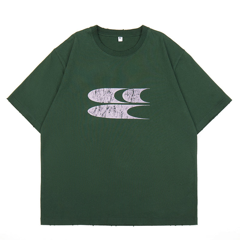 CryingCenter cracked ccc logo Tee