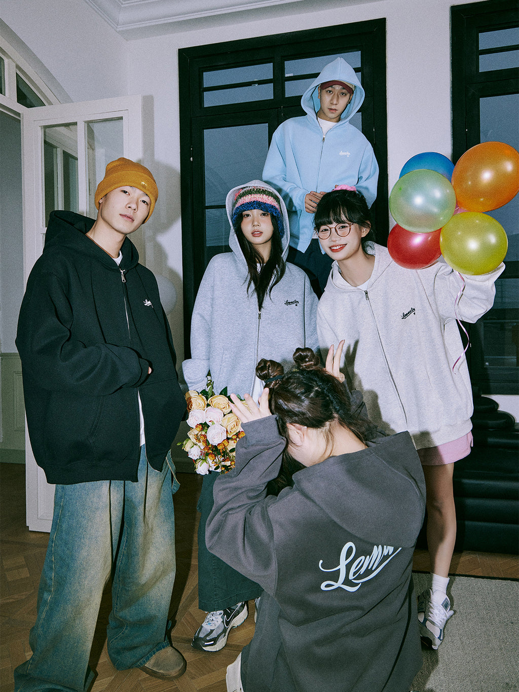 Lemanism 420g 2 Sided Zipper Hoodie Jacket