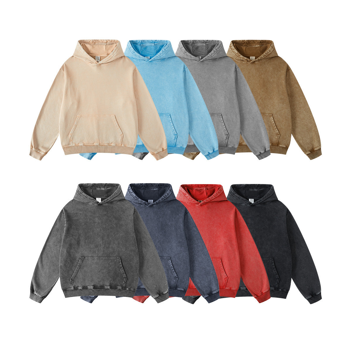 هودي فضفاض 100% قطن BE