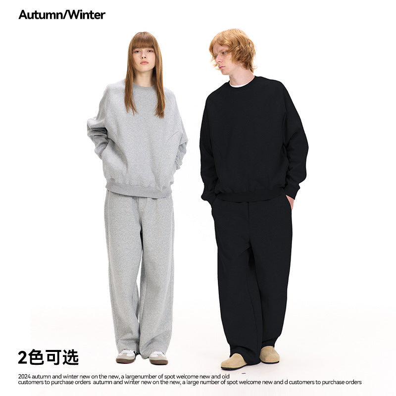 سترة UNF 500G من الصوف الثقيل بياقة دائرية