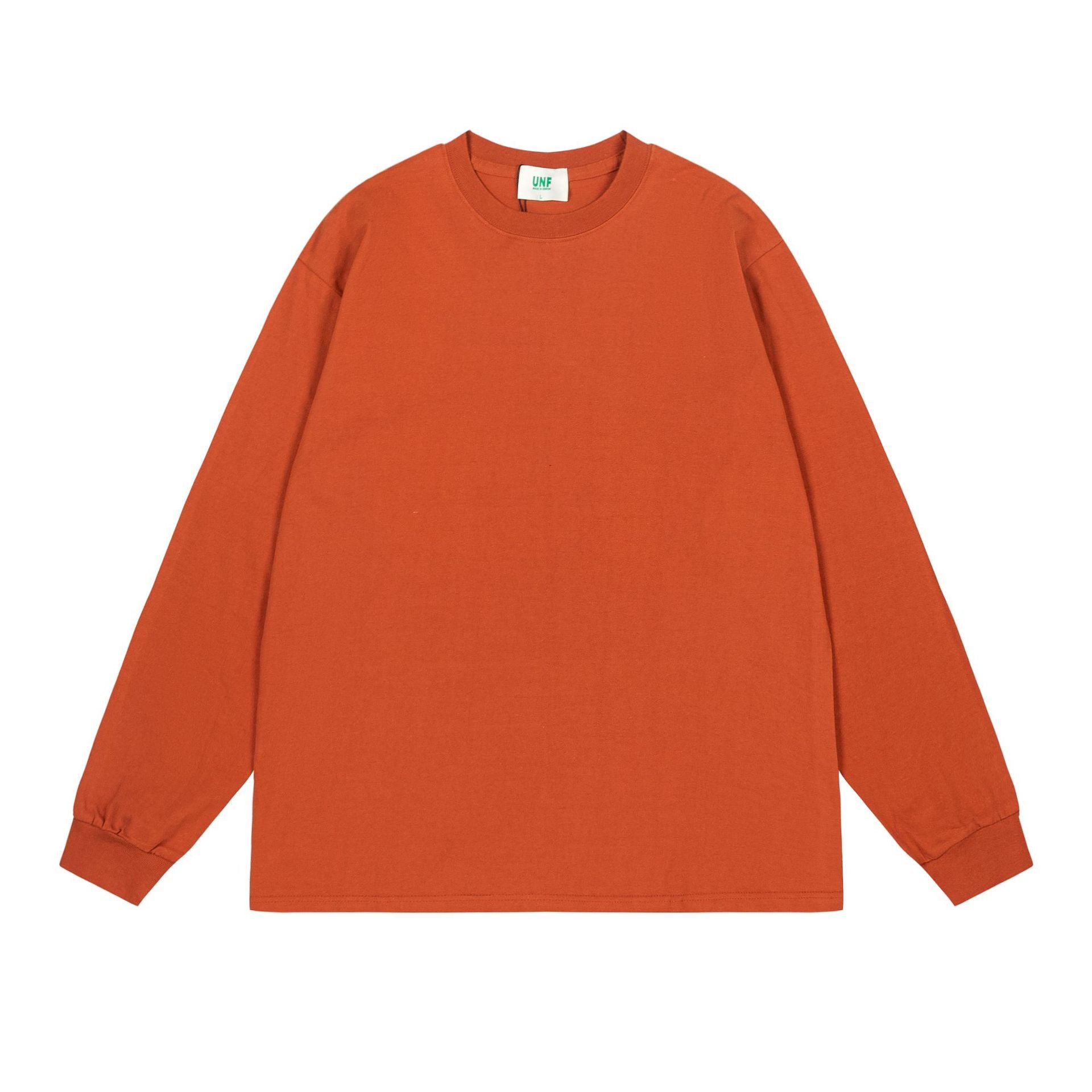 UNF Heavy 100% Cotton Loose Basic Understooth Long Sleeve Tee