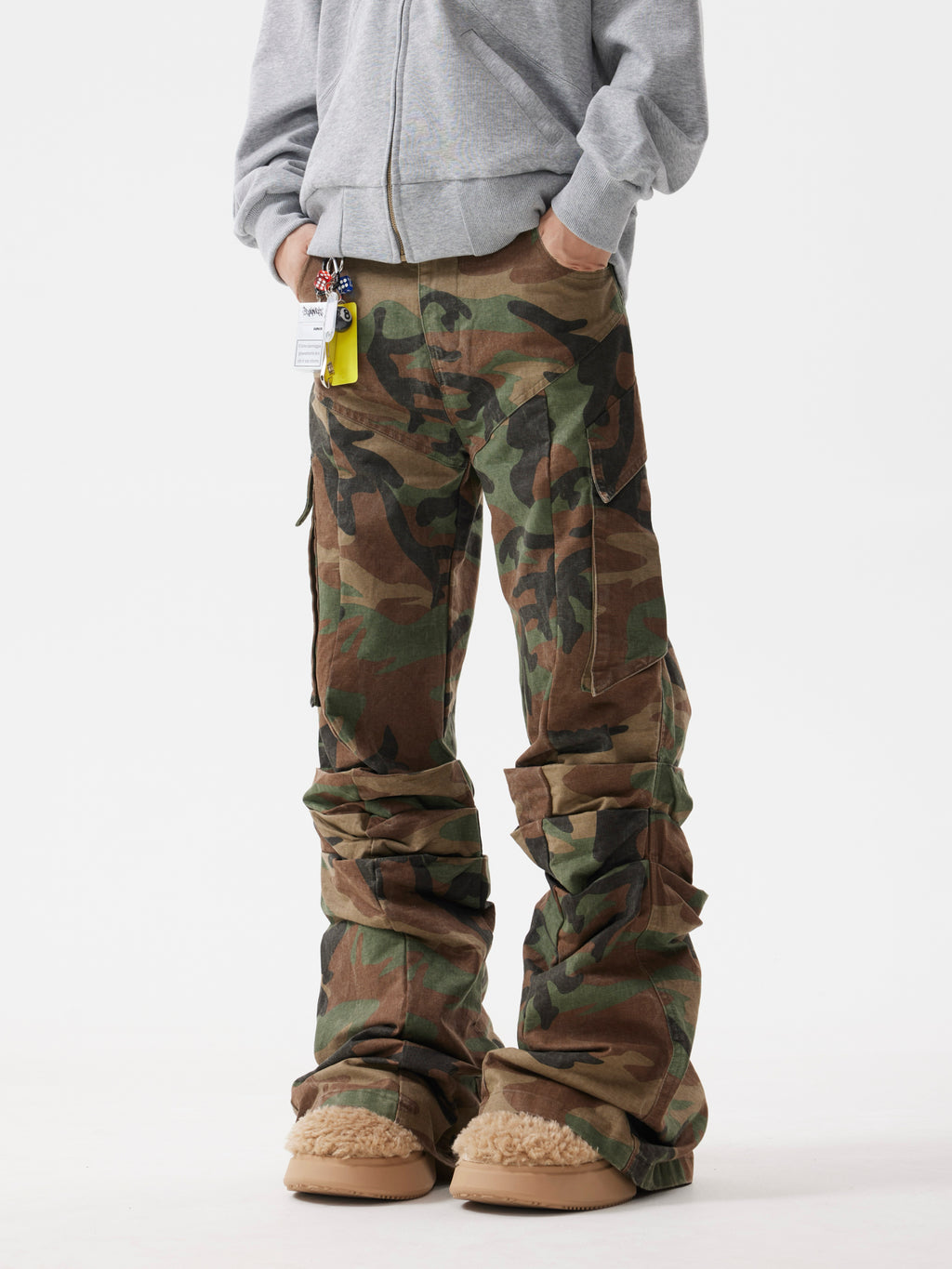 BTSG American Vintage Camouflage Niche Casual Cargo Pants