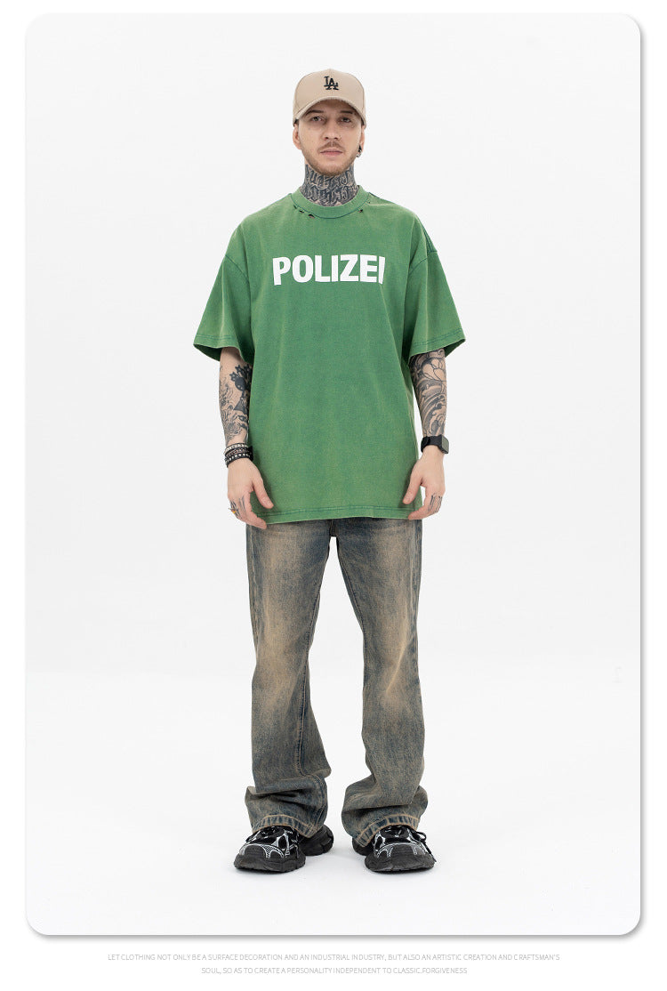 FORGIVNESS  American Retro Vintage Destruction Kanye Tee