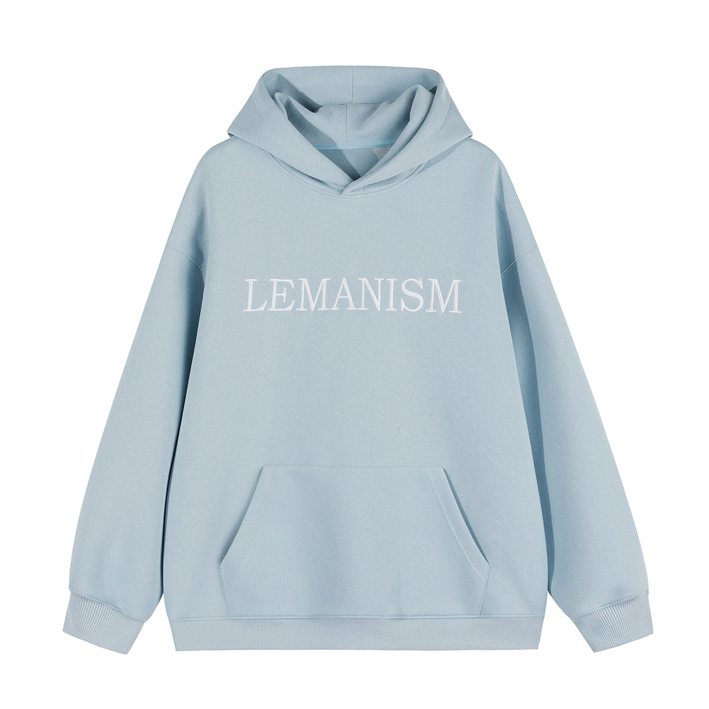 lemanism Flower letter embroidery Hoodie - PRE ORDER -