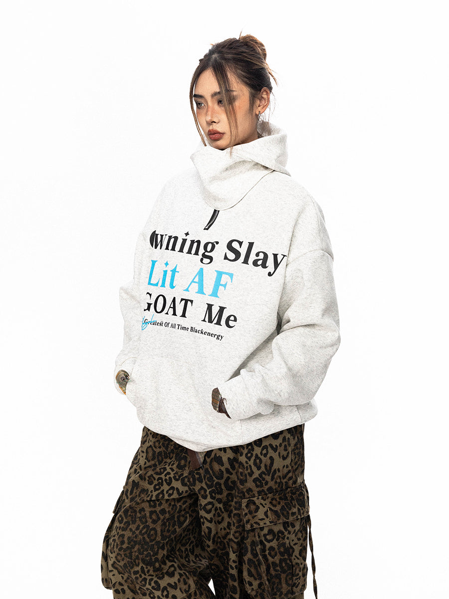 سترة BLACKBB American High Street Monogram بنصف سحاب