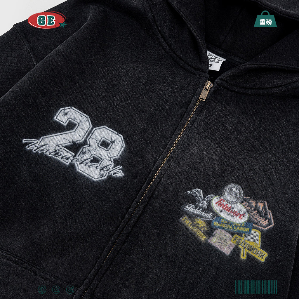 BE Zipper 28 Heavy Zipper Hoodie