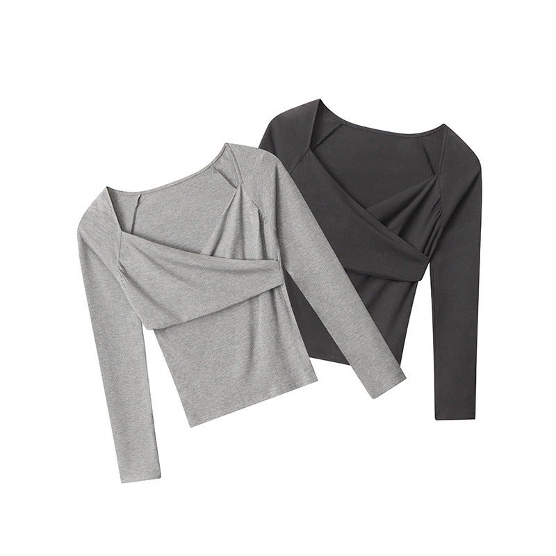 Nariele slim Fits long sleeve Crop top new design Top