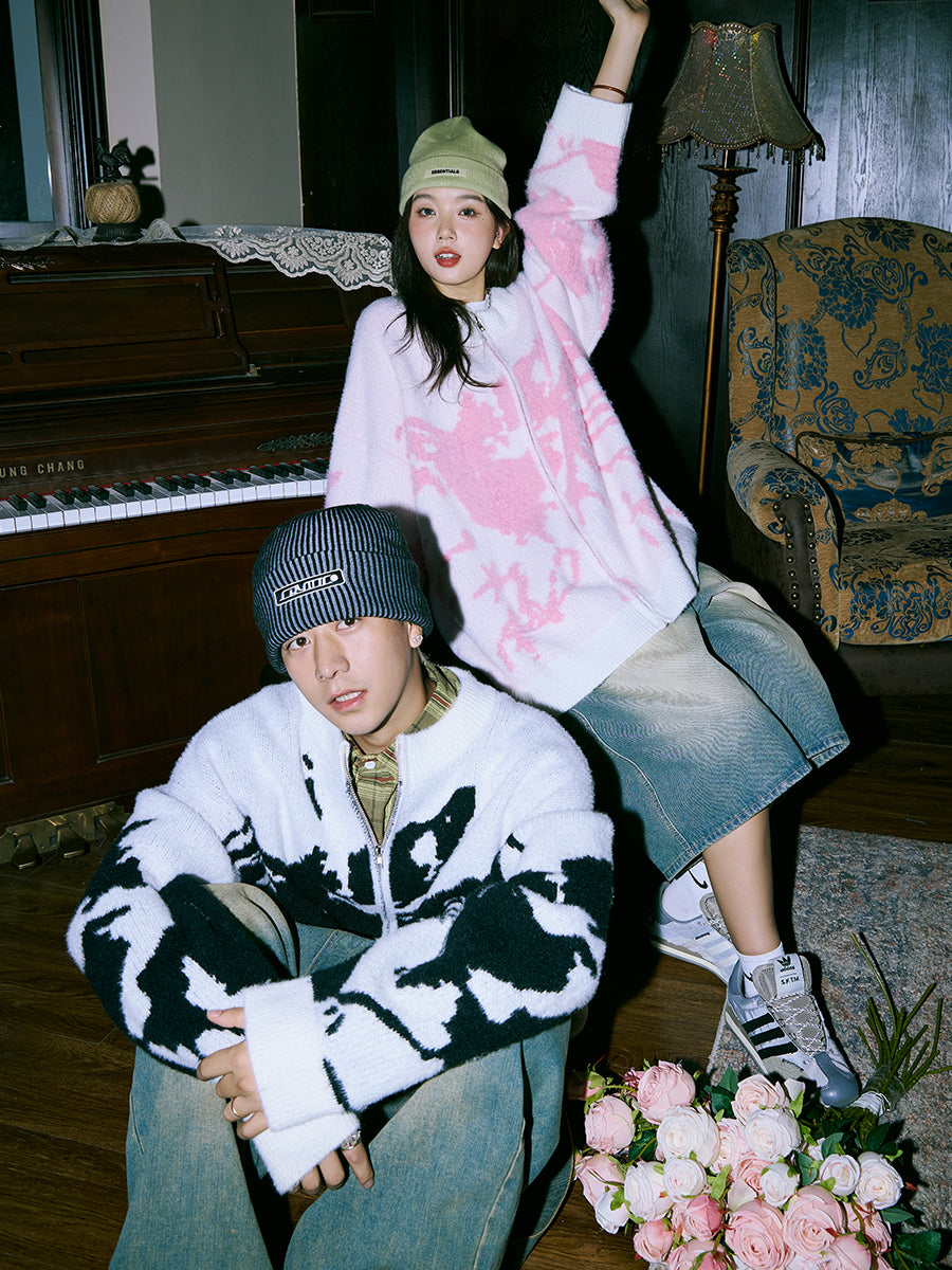 Lemanism Vintage Cardigan Sweater