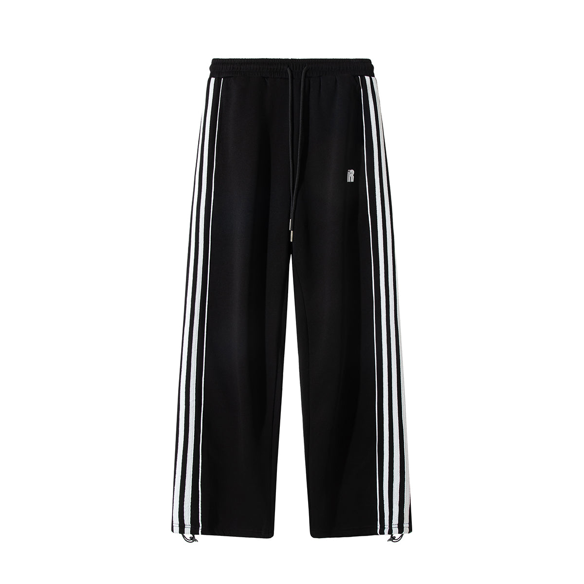 lemanism three-bar contrast sweatpants