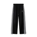 lemanism three-bar contrast sweatpants