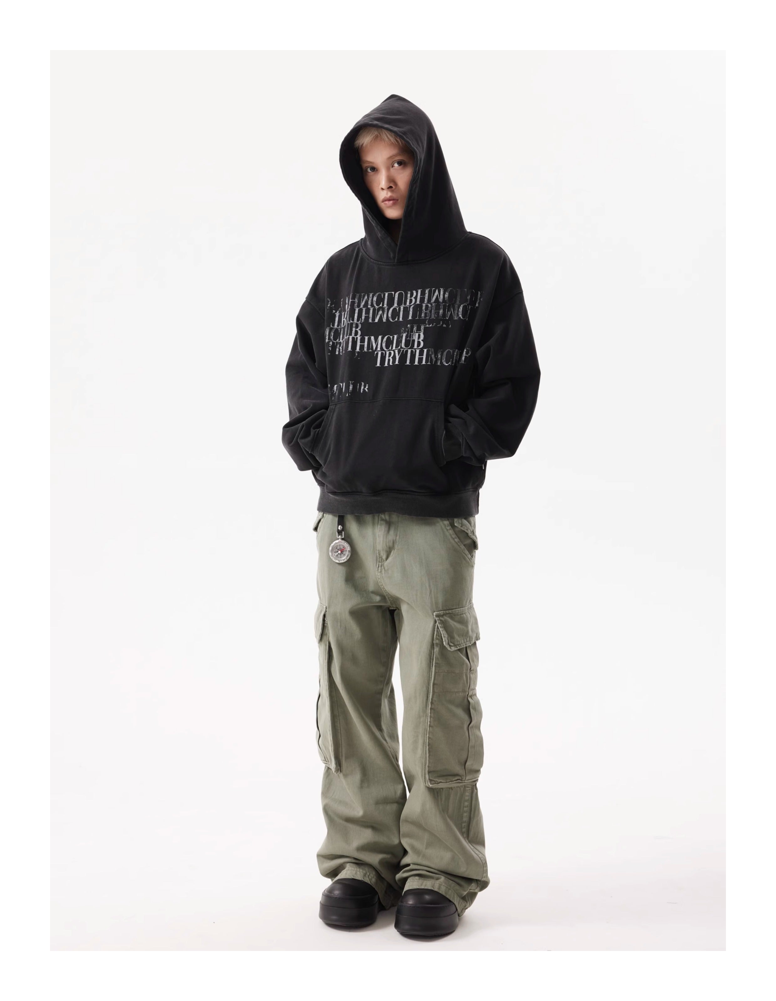 BTSG Faded Slogan Hoodie