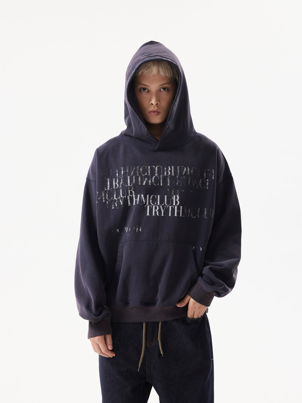 BTSG Faded Slogan Hoodie