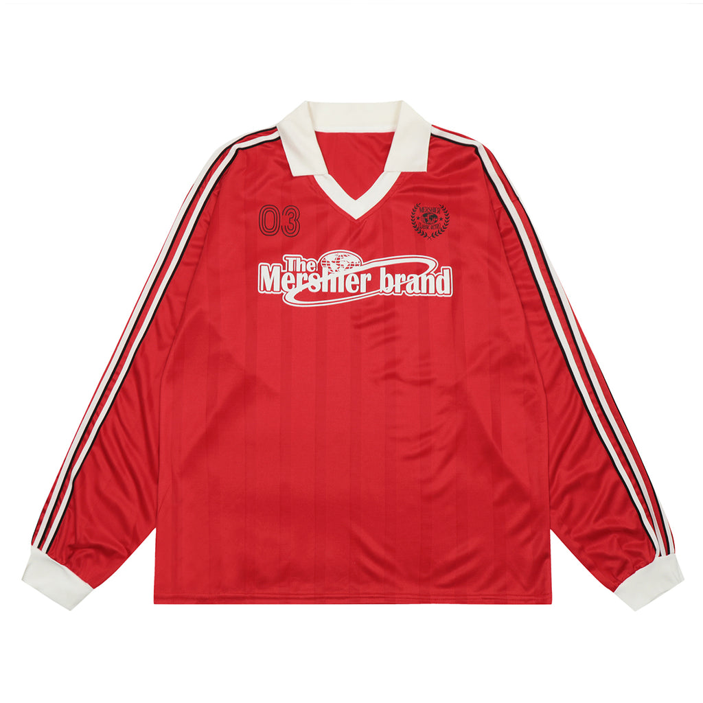 Mershier three-bar V-neck long sleeve Jersey