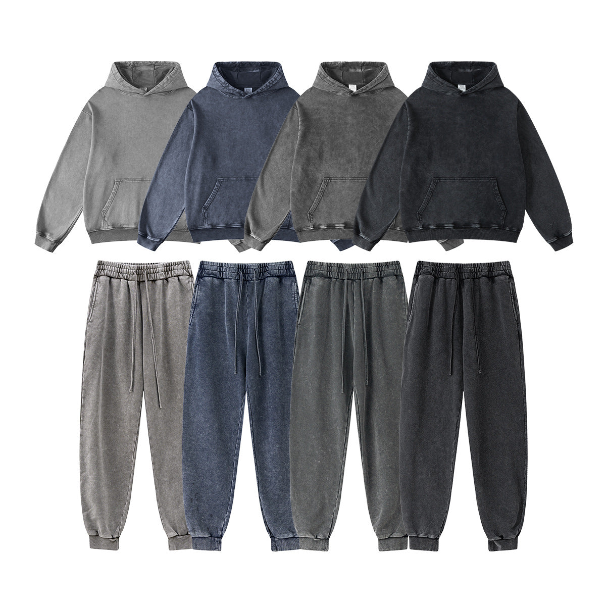 BE 420G Washed Leggings Hoodie and Sweatpant Set