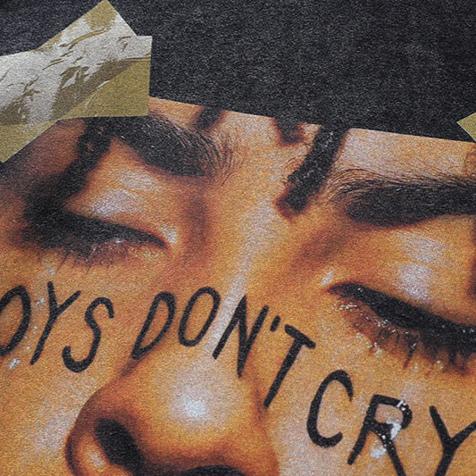 TKPA BOYS DONT CRY Washed 100% Cotton Hoodie