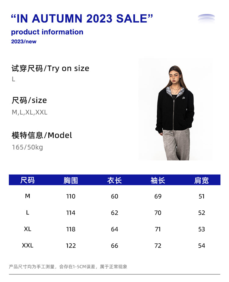 BLACKBB American Casual Zip Up Jacket